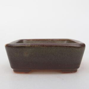 E-bonsai Keramická bonsai miska 10 x 8,5 x 3,5 cm šedá