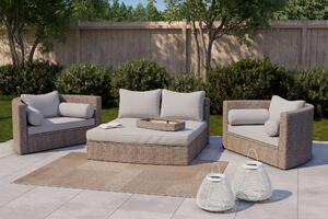 TERASOVÁ SEDACÍ SOUPRAVA kov, plast, textil Ambia Garden - Online Only zahradní nábytek, Online Only