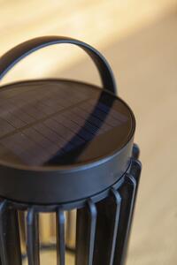 LUTEC LED solární stolní lampa KOZY, 2,8W, denní bílá, černá 6933701330