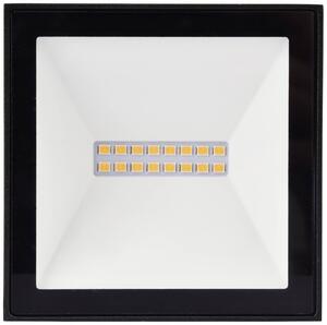 LUTEC Venkovní stropní LED hranaté světlo GEMINI, 7W, teplá bílá, černé 6389102012