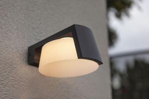 LUTEC Venkovní LED nástěnné světlo MOON, 11,1W, teplá-denní bílá, šedé 5206001118
