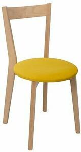 Židle IKKA dub sonoma/žlutá (TX069/Otusso 14 yellow)***