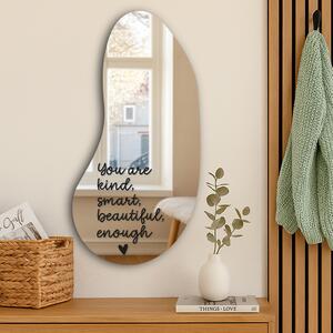 Samolepka na zrcadlo S3 – You are kind, smart, beautiful, enough. (Handwritting)