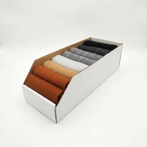 KARTON PAK Úložné boxy na oblečení, organizéry do skříně BÍLÝ KARTON 20 x 54 cm