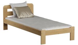 Dřevěná postel Sara 90x200 + rošt ZDARMA - borovice