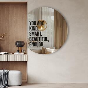 Samolepka na zrcadlo S23 – You are kind, smart, beautiful, enough