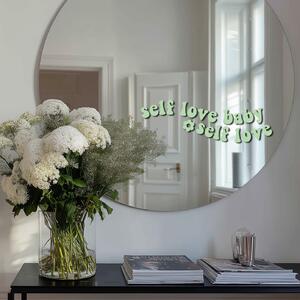 Samolepka na zrcadlo S25 – Self love baby