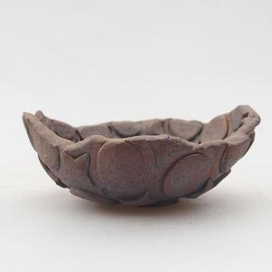E-bonsai Keramická Skořápka 8,5 x 8 x 4 cm hnědá