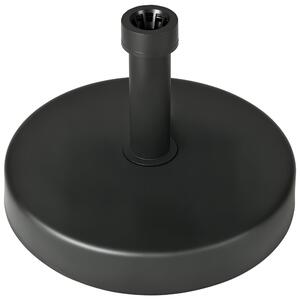 Základna slunečníku Outsunny v PP plastu, max. 18 kg, Ø45x33 cm, černá | Aosom