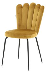 Jídelní židle Limhamn, 2ks, žlutá, S44,5xD54xV82,5