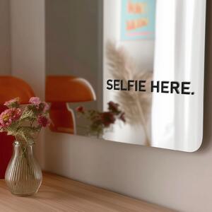 Samolepka na zrcadlo S22 – SELFIE HERE
