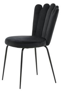 Jídelní židle Limhamn, 2ks, černá, S44,5xD54xV82,5