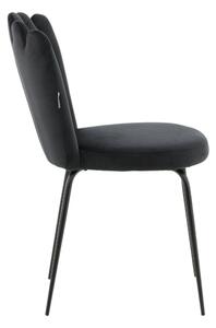 Jídelní židle Limhamn, 2ks, černá, S44,5xD54xV82,5