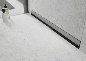 Mexen Flat nerezový sprchový žlab na zeď 70 cm vzor WALL, 1030070