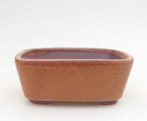 E-bonsai Keramická bonsai miska 10 x 8,5 x 4 cm hnědá
