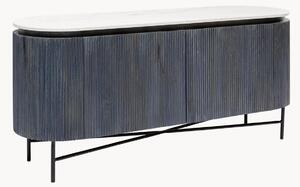 Komoda z mangového dřeva's mramorovou deskou Glenn