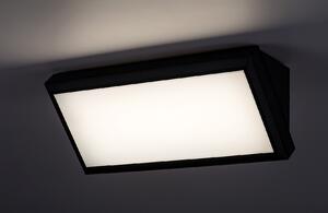 RABALUX Venkovní LED nástěnné svítidlo RAPLA, 12W, denní bílá, černé 007282
