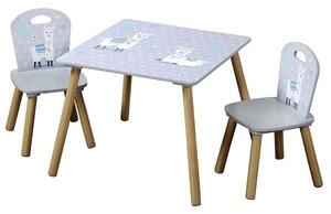Kesper, Dětský stůl se 2 židlemi, dřevovláknitá deska