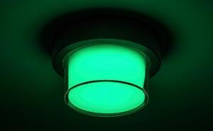 RABALUX Chytré venkovní LED nástěnné/stropní světlo DURBE, 10W, kulaté, černé 007246