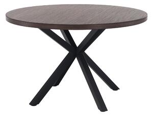Tempo Kondela Jedálenský stůl, tmavý dub / čierna, průměr 120 cm, MEDOR