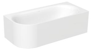 Bette BetteLux Oval V Silhouette - Vana do pravého rohu 1750x800 mm, BetteGlaze Plus, bílá 3435-000CELVS,PLUS