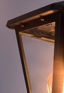 RABALUX Venkovní nástěnné hliníkové světlo PARAVENTO, 1xE27, 40W, černé 007147