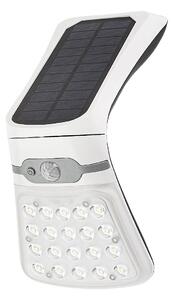 RABALUX Solární nástěnné LED venkovní osvětlení s čidlem ROGOVA, 4W, denní bílá, bílé 0077022
