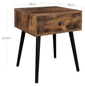 VASAGLE Odkládací stolek Industry - 48x40x55,5 cm
