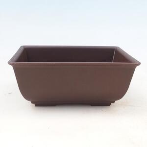 E-bonsai Bonsai miska plast MP-1 hnědá - 15 x 11 x 6,5 cm
