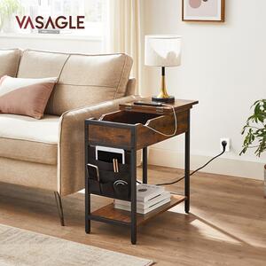 VASAGLE Odkládací stolek Industry - 60x31,5x60 cm