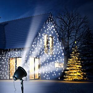 LED projektor Sněhové vločky