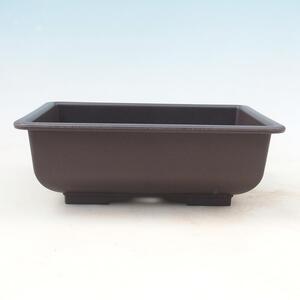 E-bonsai Bonsai miska plast MP-2vacl Hnědá - 21,5 x 15,5 x 7,5 cm