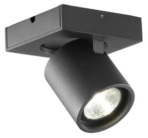 Stropní Lampa LIGHT-POINT, Focus 1, stmívatelné, Černá, Chodba, Hliník, Design