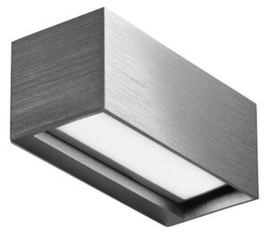 Nástěnná Svítidla LIGHT-POINT, Linea W1, stmívatelné, Šedá, Obývací pokoj, Hliník, Design