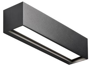 Nástěnná Svítidla LIGHT-POINT, Linea W2, stmívatelné, Černá, Obývací pokoj, Hliník, Design