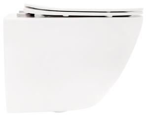 SCHWAB SET WC 199 podomítková nádržka pro zazdění 3/6l, DN110mm + REA – Závěsná WC mísa Carlo Flat Mini - bílá + SCHWAB CERES ovládací tlačítko, 246x…