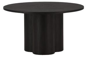 Konferenční stolek Olivia, černý, ⌀80