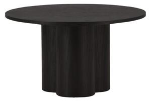 Konferenční stolek Olivia, černý, ⌀80