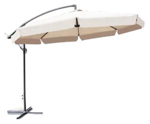 Bestent Zahradní skládací krémový slunečník 350cm