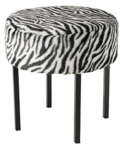 TABURET, kov, textil, 44/44/43 cm - Taburety