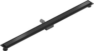 Mexen Flat nerezový sprchový žlab 110 cm vzor M13, 2v1, černá, 1710110