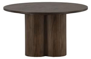Konferenční stolek Olivia, hnědý, ⌀80