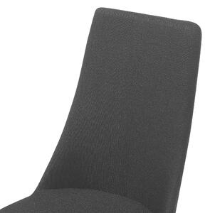 Tkanina Jídelní židle Sada 2 ks Černá CLAYTON