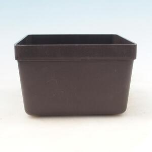 E-bonsai Bonsai miska plast YMDR hnědá -1 - 16 x 16 x 10 cm
