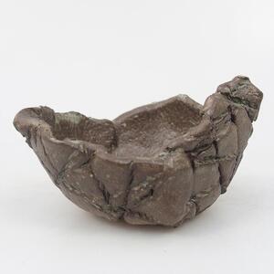 E-bonsai Keramická Skořápka 9 x 8 x 5,5 cm hnědá