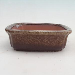 E-bonsai Bonsai miska 15 x 15 x 4,5 cm vínovohnědá