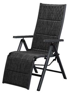 Livarno® Hliníkové relaxační křeslo Toronto, antracitová (100400775)