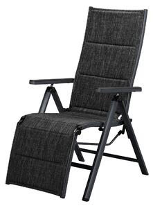 Livarno® Hliníkové relaxační křeslo Toronto, antracitová (100400775)