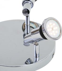 BRILONER LED bodové svítidlo pr. 21 cm 3xGU10 4,8W 400lm chrom IP44 BRI 2992-038R