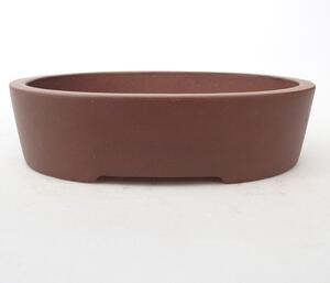 E-bonsai Keramická bonsai miska 15,5 x 11,5 x 4 cm hnědá